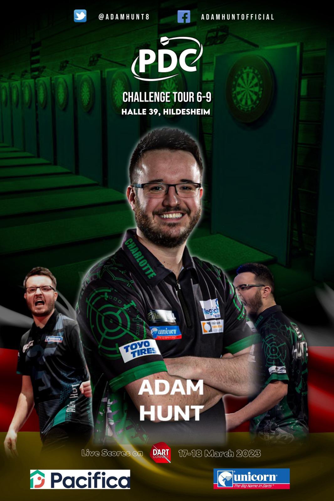 Adam hunt darts discount