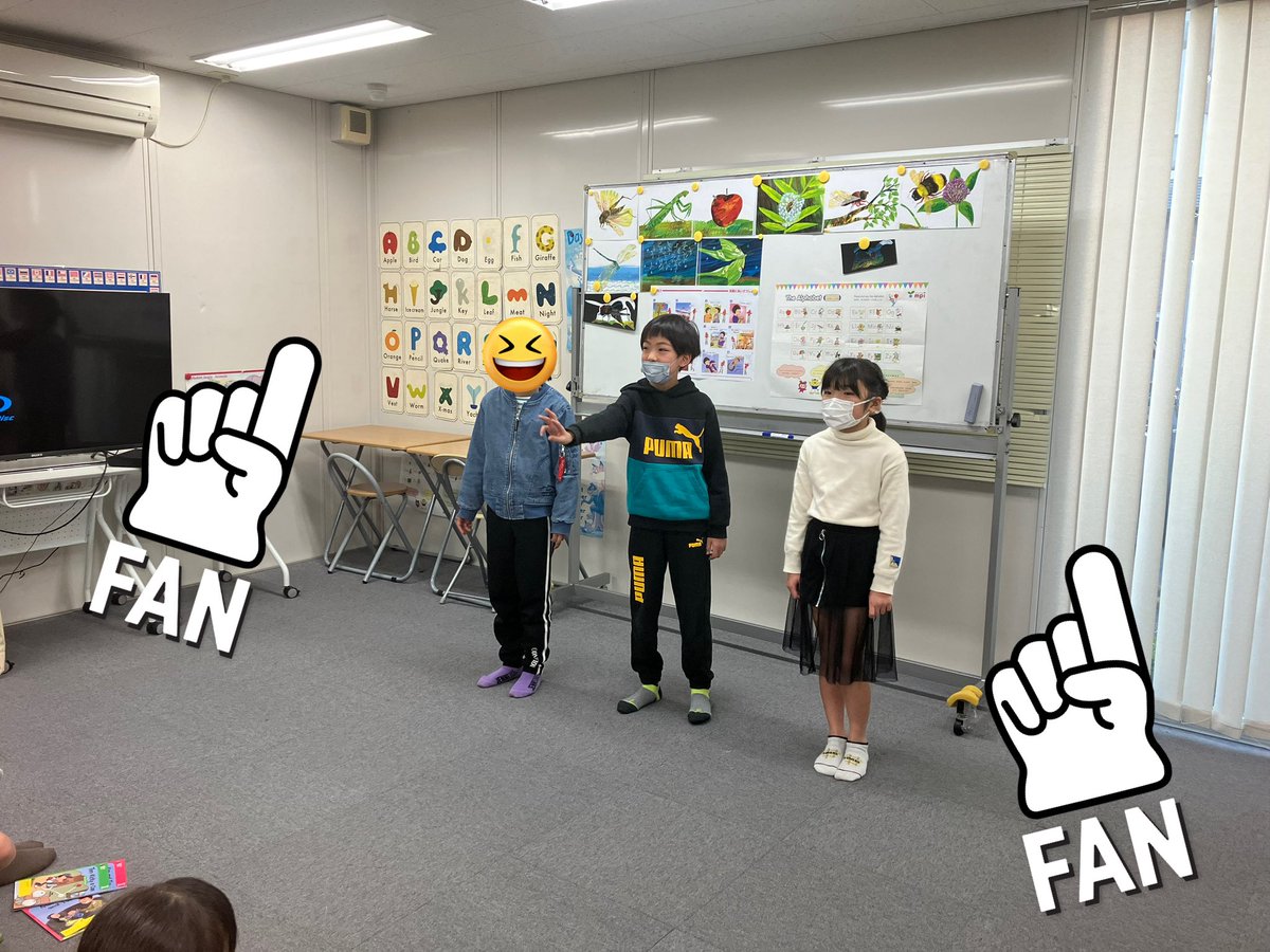 EnglishOne2009's tweet photo. Show and Tell for kids
今週は1週間を通して、小学生の発表ウィークです✨
1年間の学びをお家の方や英語を学ぶ仲間たちの前で発表しています。
みんなそれぞれががんばってきたことを緊張しながらも懸命に発表しています👀
#英語 #英語教室 #鴻巣 #イングリッシュワン #EnglishOne https://t.co/Ghsssi4Oj9