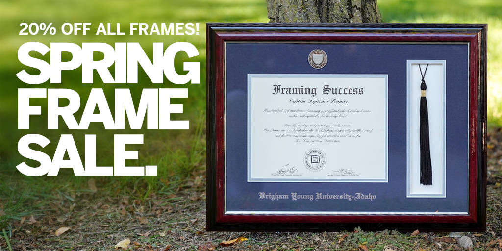 FramingSuccess's tweet photo. Save 20% on your school's official diploma frame. Your diploma is quite an accomplishment. Don't forget to protect it. Use promo code MARSC at checkout to save.

*Offer available on https://t.co/02ZDJEuzyB only. Offer valid until 3/19/23 at 11:59pm EST. https://t.co/ot3aMg6WhM