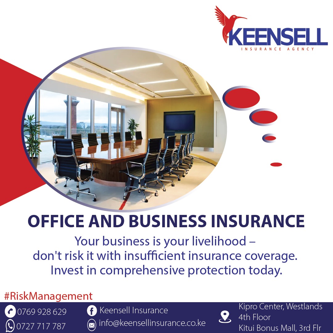 Insure your office equipments and business with our insurance cover. #businesscoverage #officelife #insuranceindustry
