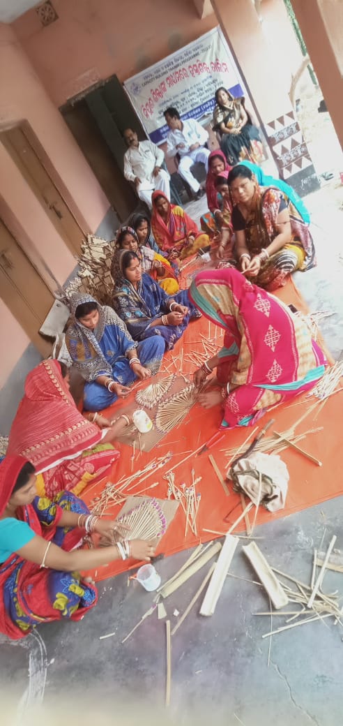 Surprise Visit to MCM Training center on Cane &amp; Bamboo craft at Kesaripur, Soro Block by ADH Balasore with OHHDPC Members  on dt 16.03.2023.