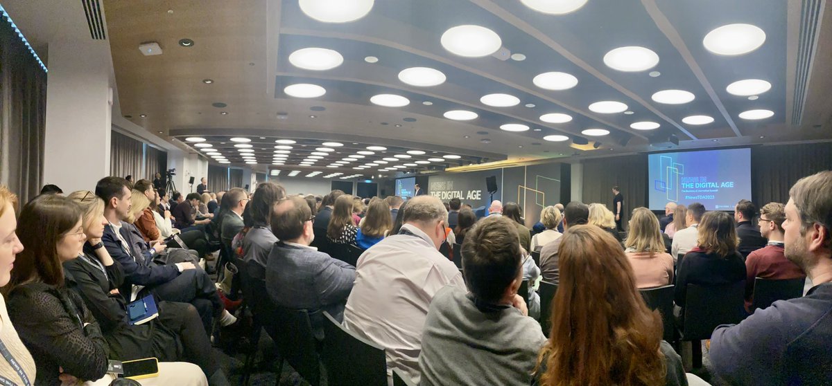 francoisnel's tweet photo. The rail strikes haven’t stopped innovators inside and alongside the news biz coming together to hear @mattcooke_uk kick-off the #NewsTDA2023 summit hosted by @GoogleNewsInit and @FtStrategies. Looking forward to insights, inspiration &amp; connecting w fellow restless thinker-doers. https://t.co/IFPa3aoXDI