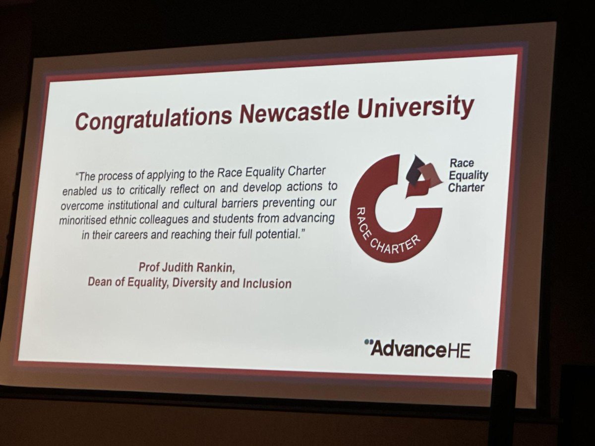 EqualityNCLUni's tweet photo. Great evening networking with colleagues and celebrating our REC Award yesterday! ❤️

#ediconf23 @AdvanceHE @DUEDI7 https://t.co/ZLMT9SZrHf