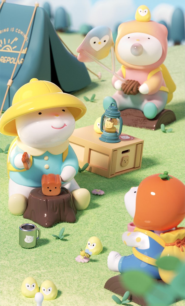 hermeow_shop's tweet photo. 🏕️🆕F.UN🦄#repolar 最新作速報🆕🏕️
日本でも大人気、泡を吹くのが好きなの白熊🐻❄️、リポーラーの最新作、「SPRING IS COMING」ラインナップが公開した✨
全12+2種類、田舎へのキャンプで春を迎えよう!
当店は来週中受付予定💗
そのまでは特別価格🉐を提供する事前仮予約受付中✨興味がある方はDM✉️や当店お問い合わせまで😁
📅4月中お届け予定 #デザイナーズトイ #トレトイ