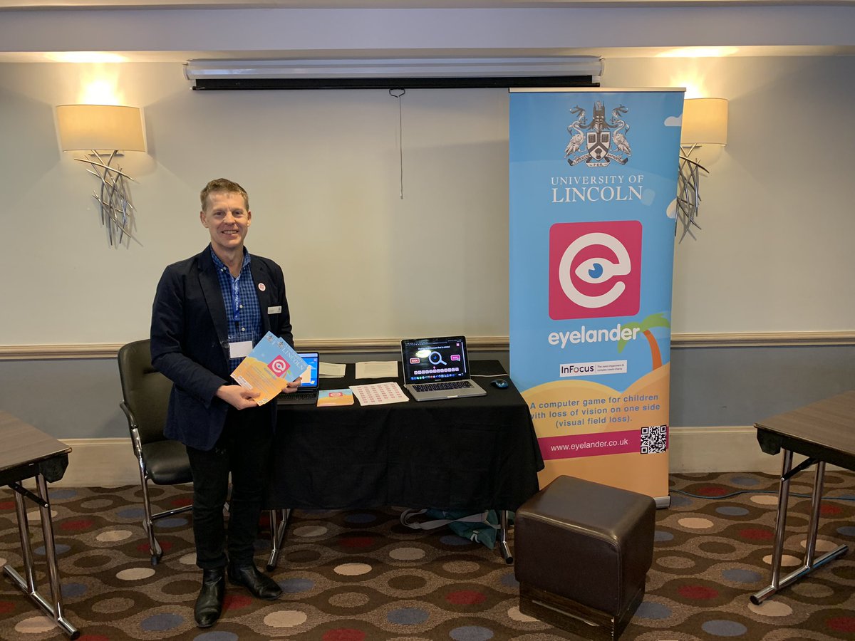 Here I am at <a href="/VIEWteach/">VIEW</a> promoting #Eyelander <a href="/PsychLincoln/">Psychology at Lincoln</a> <a href="/ImpactLILI/">Lincoln Impact Literacy Institute (LILI)</a> <a href="/InFocusCharity/">InFocus Charity</a>