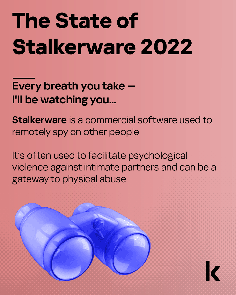 kaspersky's tweet photo. #Stalkerware remains a notable problem🕵️ Our annual State of Stalkerware #report gives a better understanding of the number of people affected by #digitalstalking📲 worldwide 👉 https://t.co/f1G8UaMsJN
Which countries were most affected? What should a victim of stalkerware do? 👇 https://t.co/uqh393NOhs