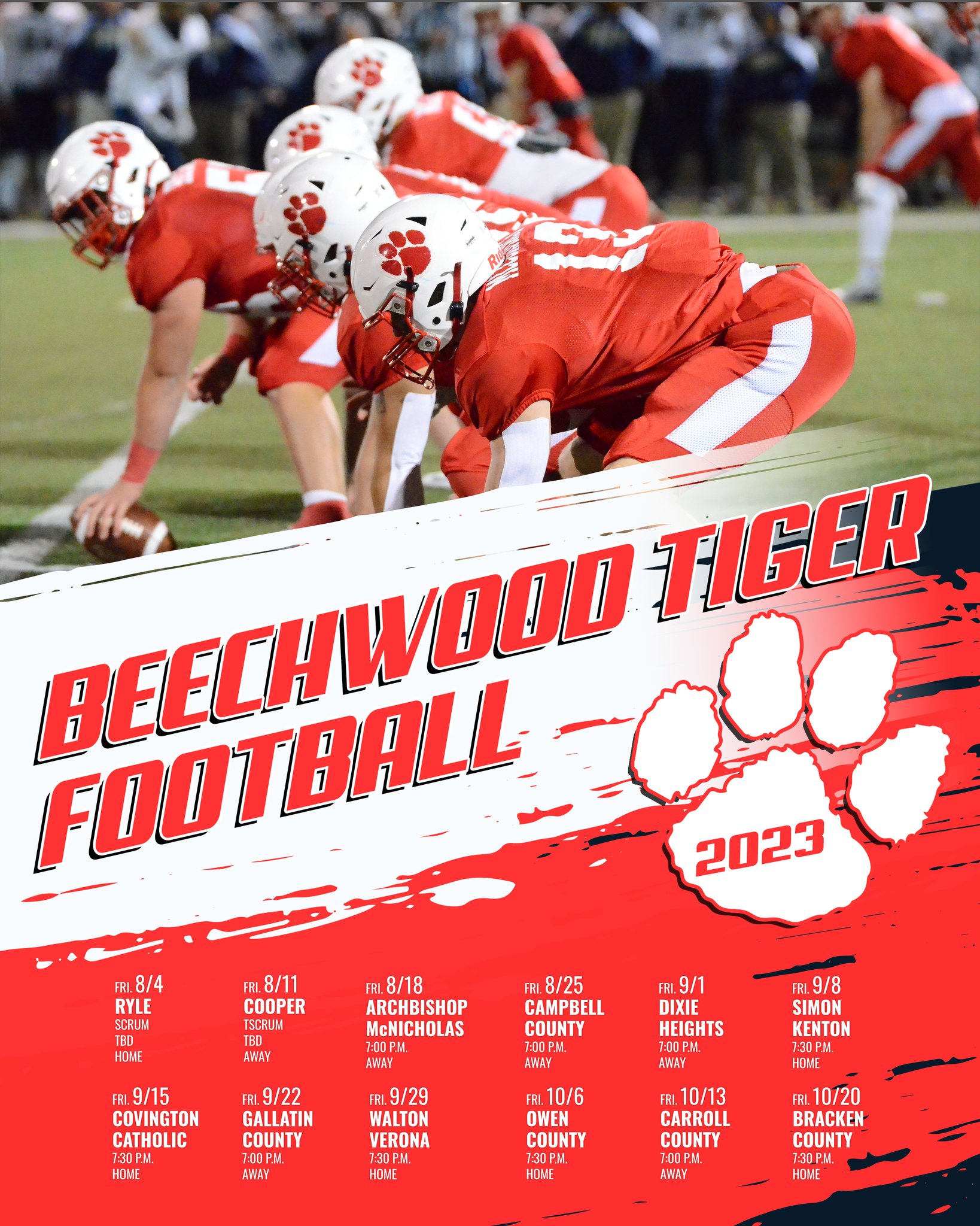 Beechwood High School Athletics on Twitter "2023 Beechwood Tiger
