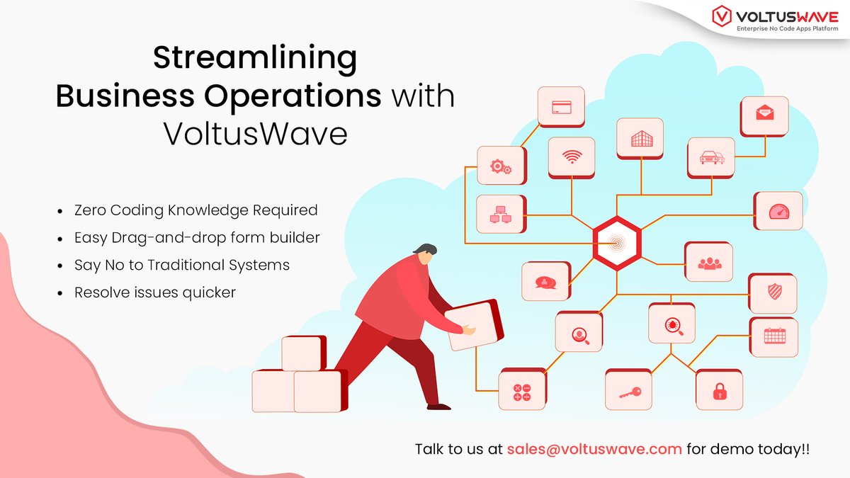 VoltusWave's tweet photo. Are you struggling with managing your business operations? It's time to streamline your processes with VoltusWave! To learn more, check out our blog post at https://t.co/kpf6dDh8MH  

#VoltusWave #NoCode #BusinessOperations #WorkflowAutomation #DigitalTransformation https://t.co/MqpK89cRk5