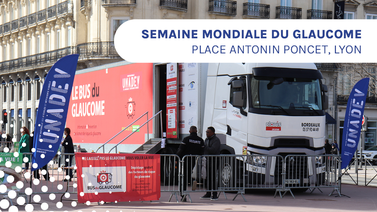 UNADEV_France's tweet image. Dépistages gratuits, parcours immersif, mises en situation...
La Semaine Mondiale du Glaucome, c&apos;est en ce moment à Lyon !

Plus d&apos;infos → loom.ly/nOCjACE

@WorldGlaucoma @villedelyon @CHUdeLyon @OnlyLyon #Prévention