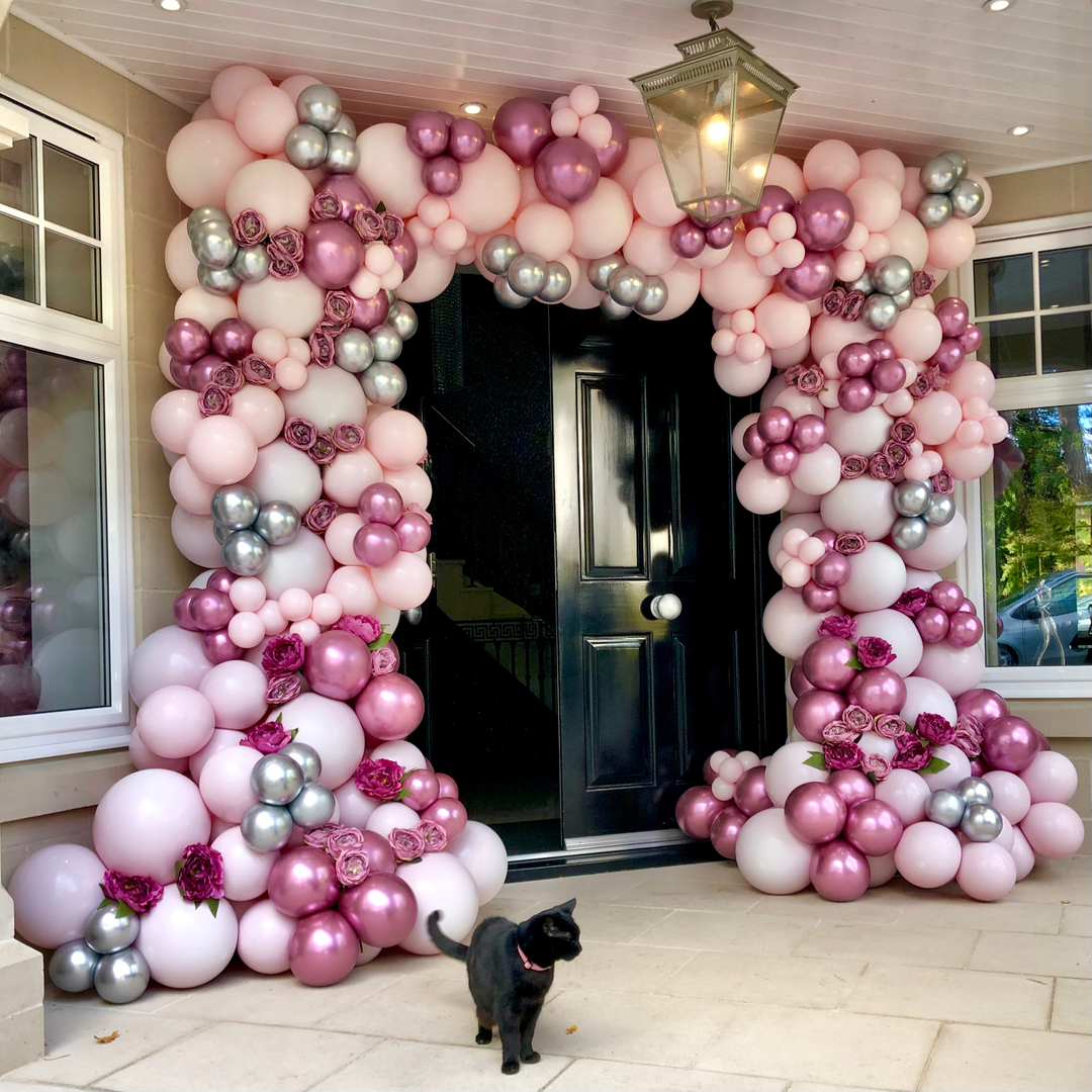 Our balloon arches are perfect for spring birthdays and don't mind the spring showers! We can add pretty florals too* 🌸  

*cat not included

#birthdaycelebrations #partydecorations #balloondecor #happymemories #birthdaywishes #18thbirthday #happybdaytome #balloongarland #cel