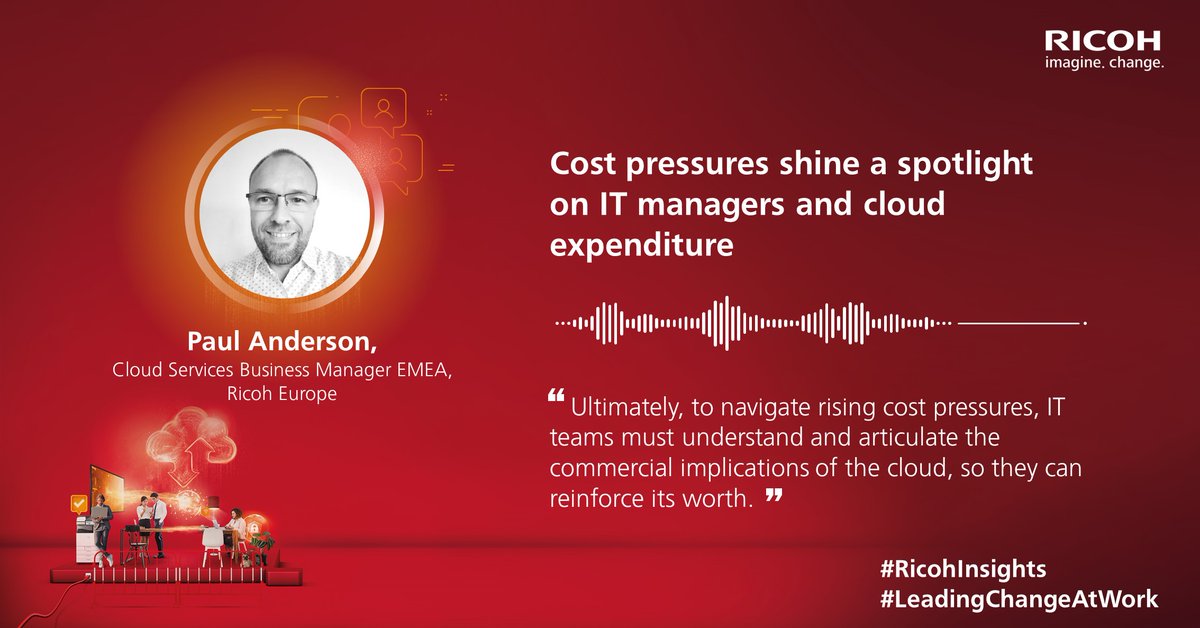 In his latest blog, Ricoh's Cloud Services Business Manager, Paul Anderson, outlines how IT teams can best communicate the benefits of the cloud 
Get the full story here: oal.lu/Emuwm