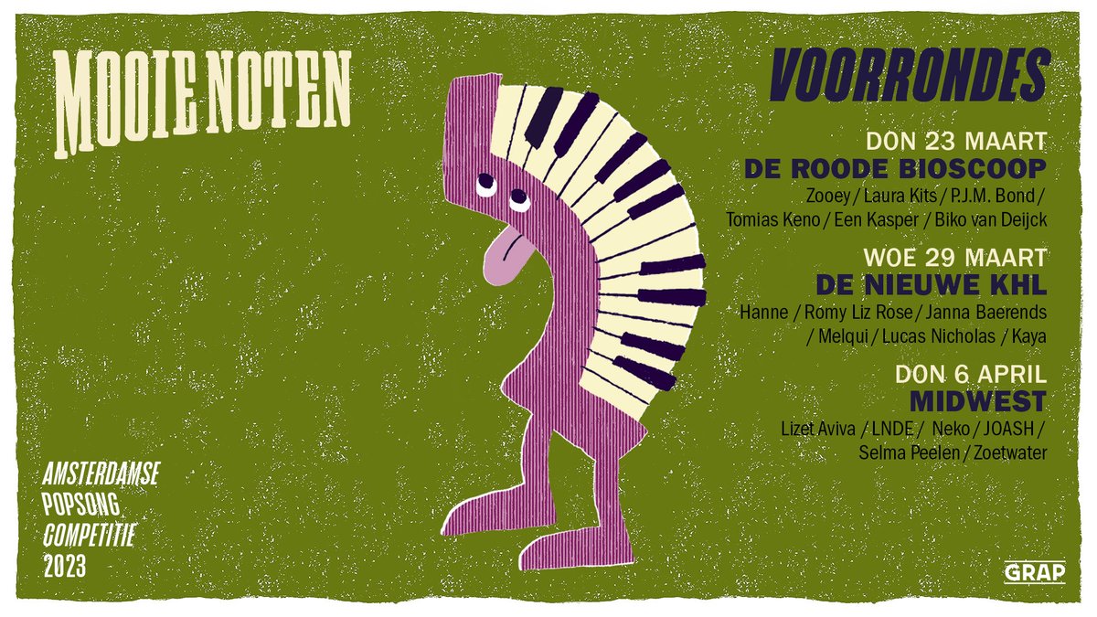 GRAP Amsterdam Popmusic tweet media