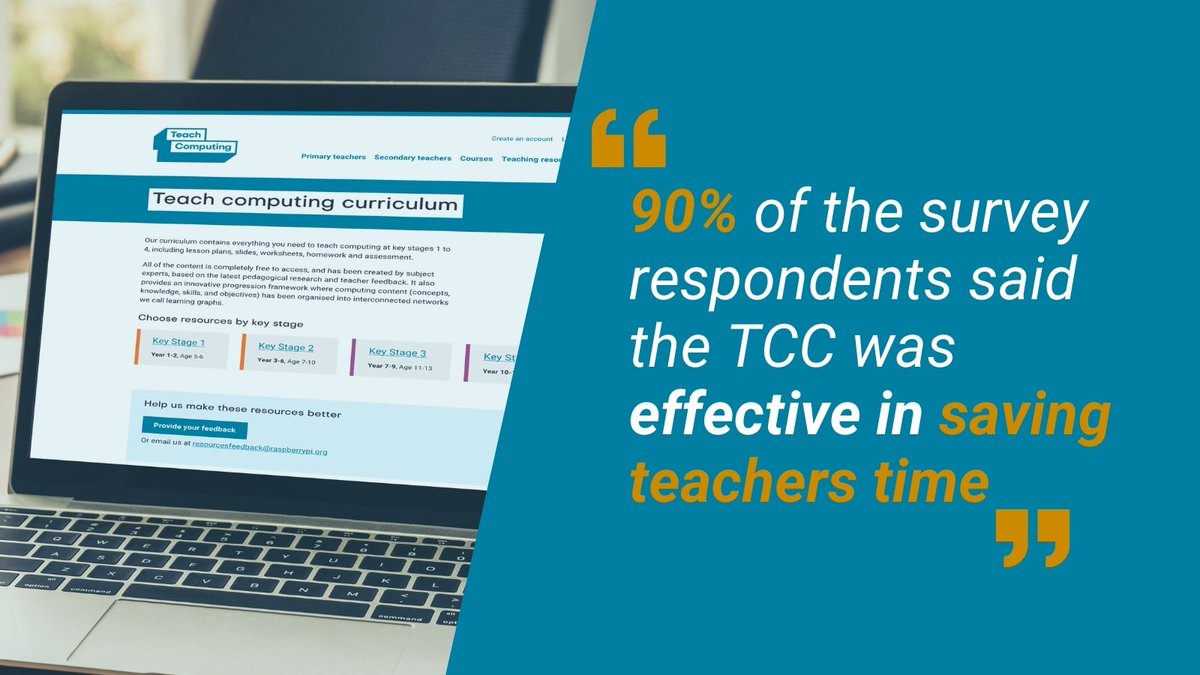 The Teach Computing Curriculum is there to support your teaching 🏫

It contains:
🗺️ teacher guide and curriculum map

🔧 an adaptable format to meet your pupils' needs

📚 resources for each key stage including lesson plans, slides and activity sheets

👉 ncce.io/HUkqBf