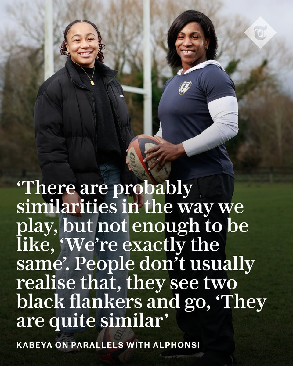 'While Kabeya exhibits a similar playing style to Alphonsi in some aspects, she has become hyper-aware of the racial overtones that she believes such observations are layered with' ✍️ @Fi_Tomas_ #TelegraphWomensSport