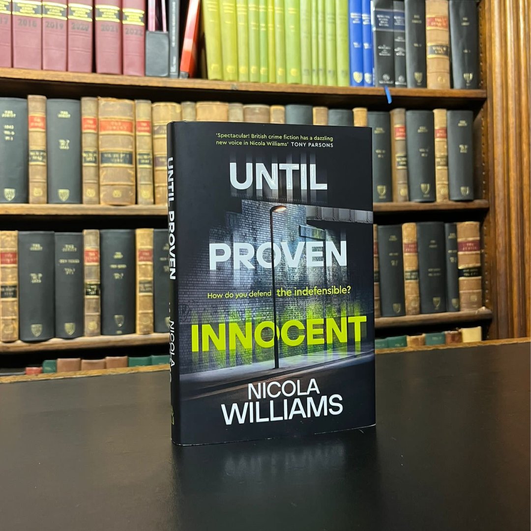VikingBooksUK's tweet photo. Happy publication day to #UntilProvenInnocent by Nicola Williams, published by our sister imprint Hamish Hamilton!

To celebrate, we are kicking off our big blog tour. Thank you to everyone taking part, we can't wait to hear what you think! https://t.co/JkMXQTIULl