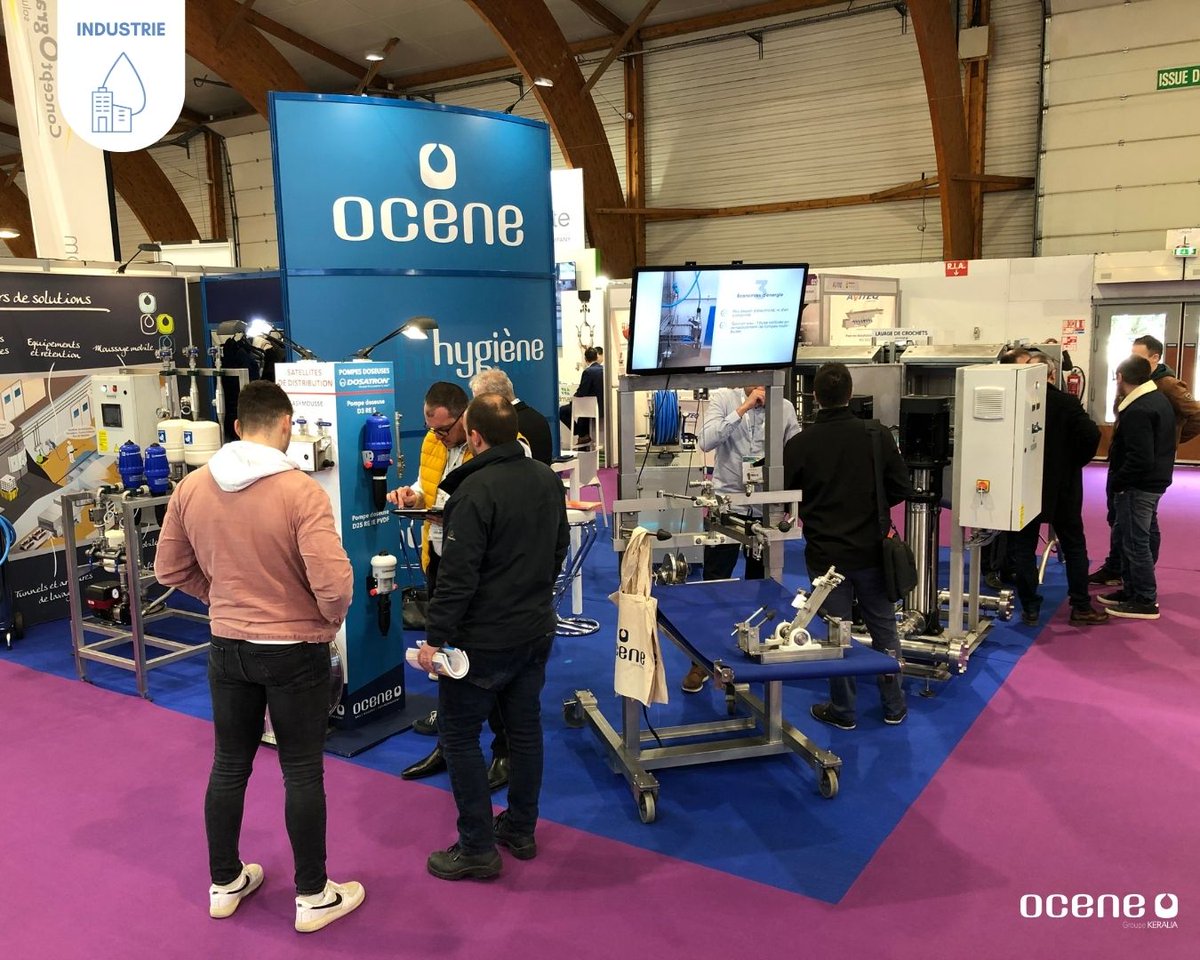 📅 𝗗𝗲𝗿𝗻𝗶𝗲𝗿 𝗷𝗼𝘂𝗿 𝗮𝘂 #𝗖𝗙𝗜𝗔𝟮𝟬𝟮𝟯

Dernier jour au <a href="/CFIAexpo/">CFIA Expo</a> pour rencontrer notre équipe commerciale et découvrir nos équipements !

📍 HALL 8 - STAND C21.D22

#OCENEindustrie #traitementeau #industrie #eau #hygiene