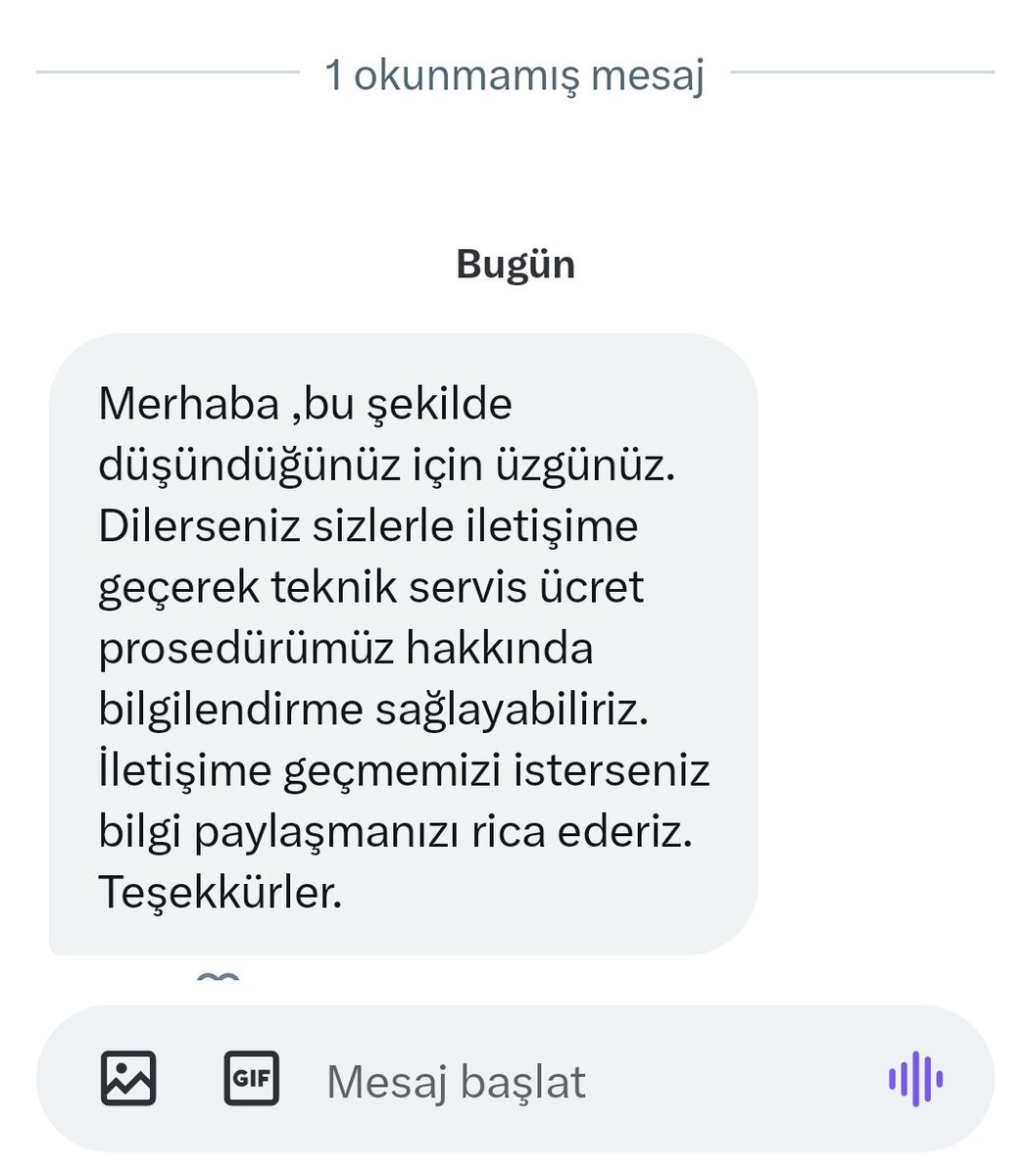Bana teknik servis prosedürünüzü anlatmayın, size her ay tonla para ödüyorum, neredeyse 15 yıllık üyeyim, bana ücretsiz hizmet vermek mecburiyetindesiniz! Nokta.  Gerekirse başka tv sağlayıcısıyla anlaşıcam ve bundan sonra faturalarınızı ödemeyeceğim. MAHKEMEDE GÖRÜŞÜRÜZ!
