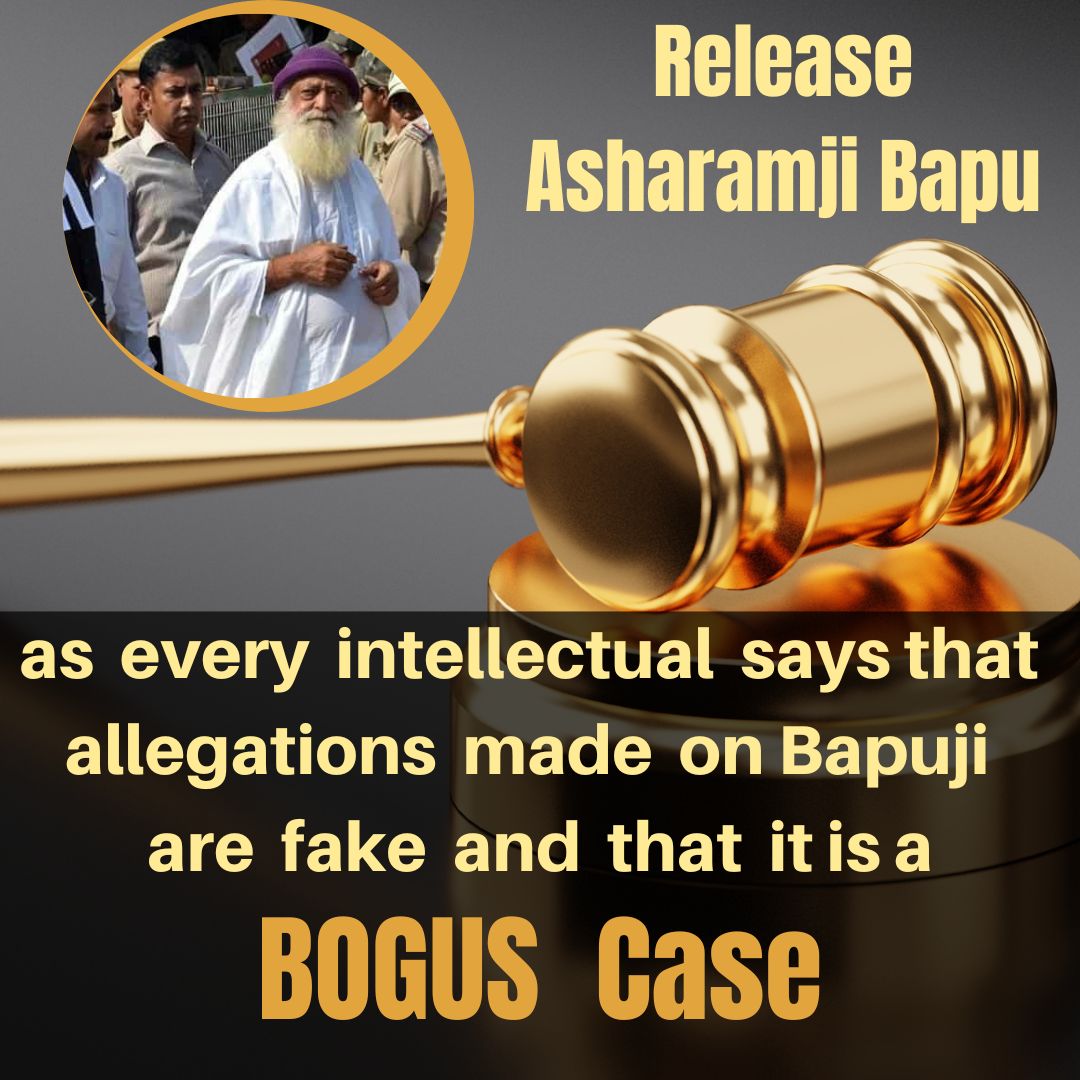 #Asarambapu #fakecase 
#innocent #suffering #fake #allegations #justiceforbapuji #supremecourtofindia
#misuse  #law