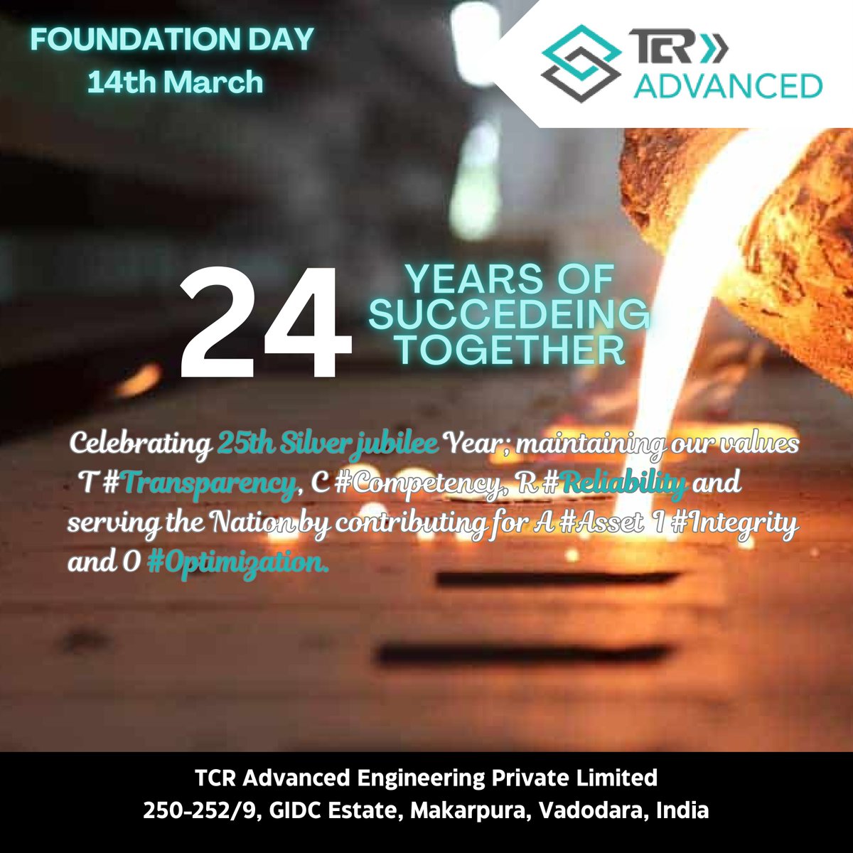 TCRadv's tweet photo. We are thankful to our customers, employees, vendors and all the stakeholders who have been a part of our journey.

#thankyou #grateful #thankful  #follow #gratitude #followers #support  #like #blessed #family #metallurgy #gujarat #gidc #servethenation https://t.co/SCraADFIhr