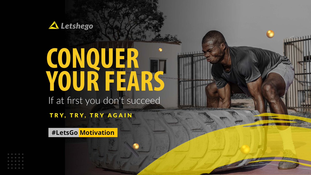 LetshegoGhana's tweet photo. Never Give Up. Keep Trying Until You Succeed.
3b3fa one day!
#LetsGoMotivation #ConfrontingFears #Thursday #LetshegoGhana #ImprovingLives https://t.co/iJkSGgpbUY