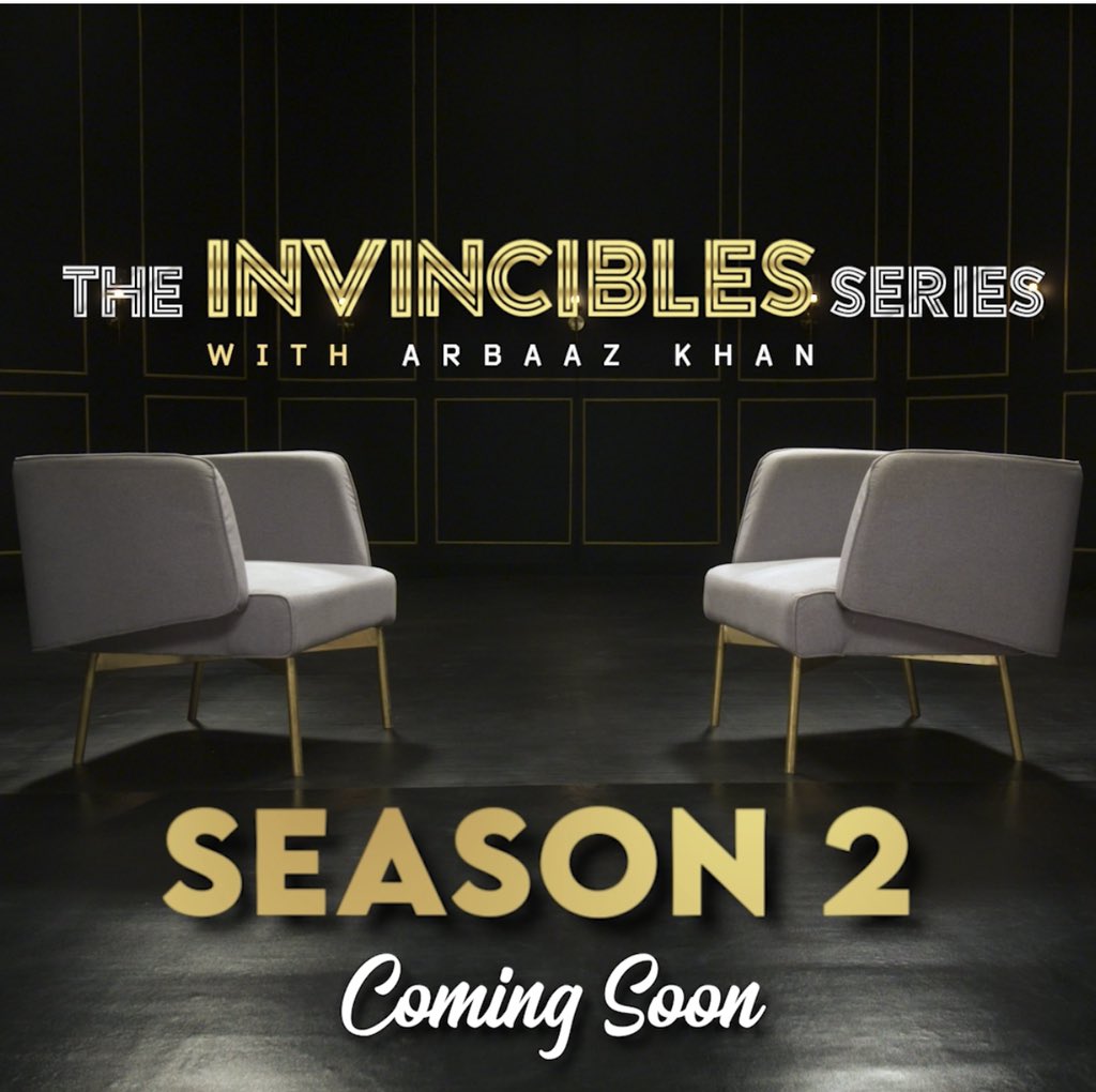 With warm smiles, teary eyes and a brimming heart, the first season of ‘The Invincibles Series with Arbaaz Khan’ came to a gratifying end. Stay tuned for season 2! Watch the full season here - bit.ly/TheInvincibles… #TheInvincibles @venkyschicken