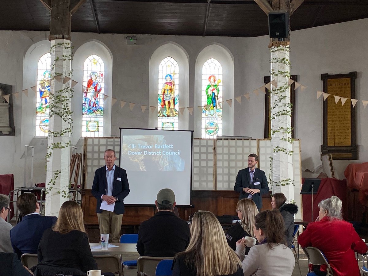 Dover District Council (@doverdc) on Twitter photo Over 50 guests attended a White Cliffs Country tourism industry event in Sandwich yesterday to hear about new initiatives & support available
Cllr Trevor Bartlett, Leader of DDC, welcomed everyone & guests heard about a range of major projects, investments & tourism initiatives. Over 50 guests attended a White Cliffs Country tourism industry event in Sandwich yesterday to hear about new initiatives & support available
Cllr Trevor Bartlett, Leader of DDC, welcomed everyone & guests heard about a range of major projects, investments & tourism initiatives.