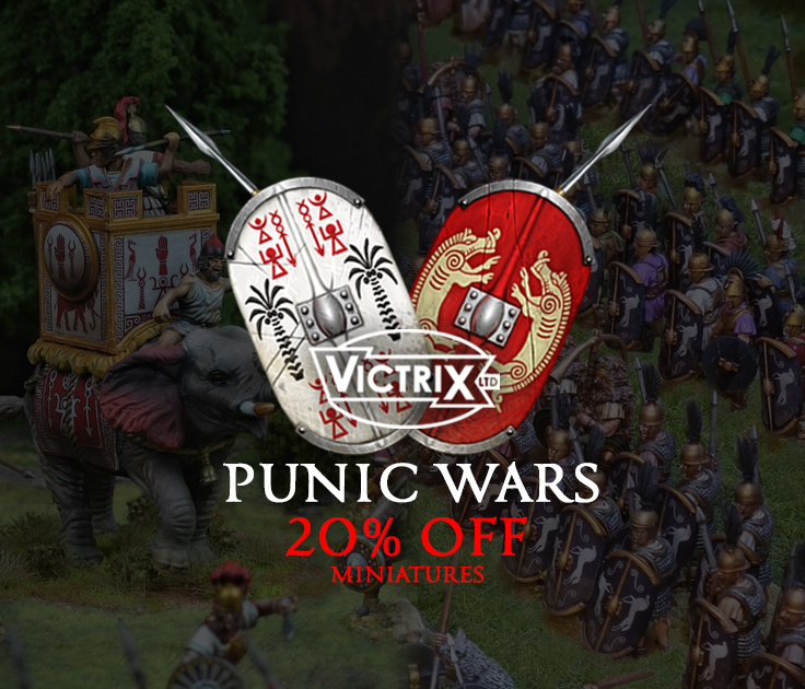Carthage vs Rome. Decide for yourself who's victorious...

20% off all Punic Wars miniatures (ends next week).

bit.ly/3YM1iA4