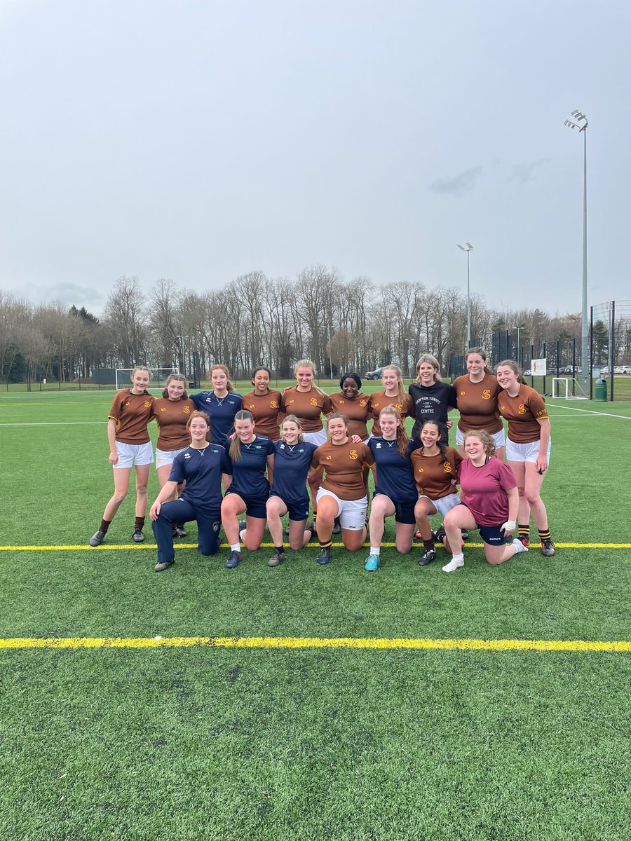 🤎 HISTORY MAKERS 🏉 🤎 The first girls' rugby fixture in Sedbergh School history. The result of the game will be recorded as a loss, but this is something far greater than any result will ever show. Thank you to our friends at Bishop Burton for making this dream a reality.