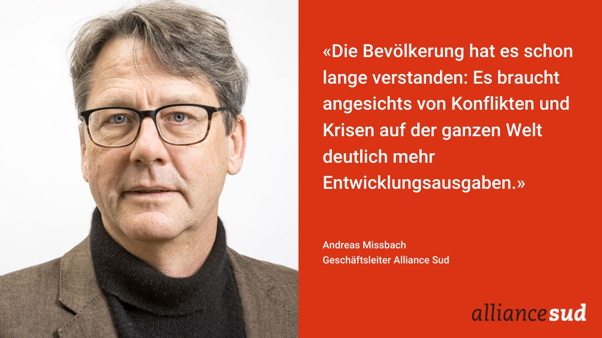 AllianceSud's tweet photo. Die heute von der @ETH publizierte Studie «#Sicherheit 2023» zeigt einmal mehr, dass die #internationaleZusammenarbeit in der Bevölkerung hoch im Kurs steht. Medienkommentar: https://t.co/zpaPewhW32 https://t.co/pADgU0CyfR