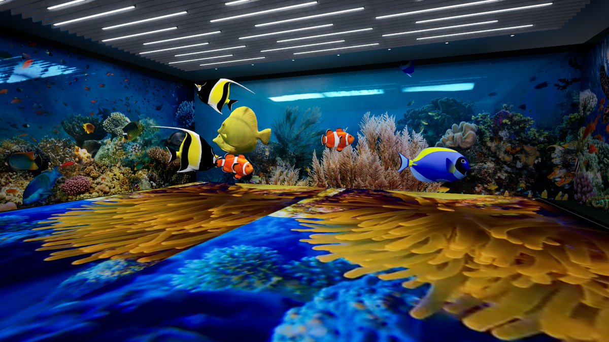 51WORLD_HQ's tweet photo. Just because you said you like goldfishes. I have created a wonderland for you in 51Meet metaverse. Jump in and enjoy an immersive exploration. Space access request: please email us: pr-intl@51meet.com.
#digitaltwins #smartcity #smartfactory #smartmetro #smartpark #smartmuseum https://t.co/wy7vI6Wj4H