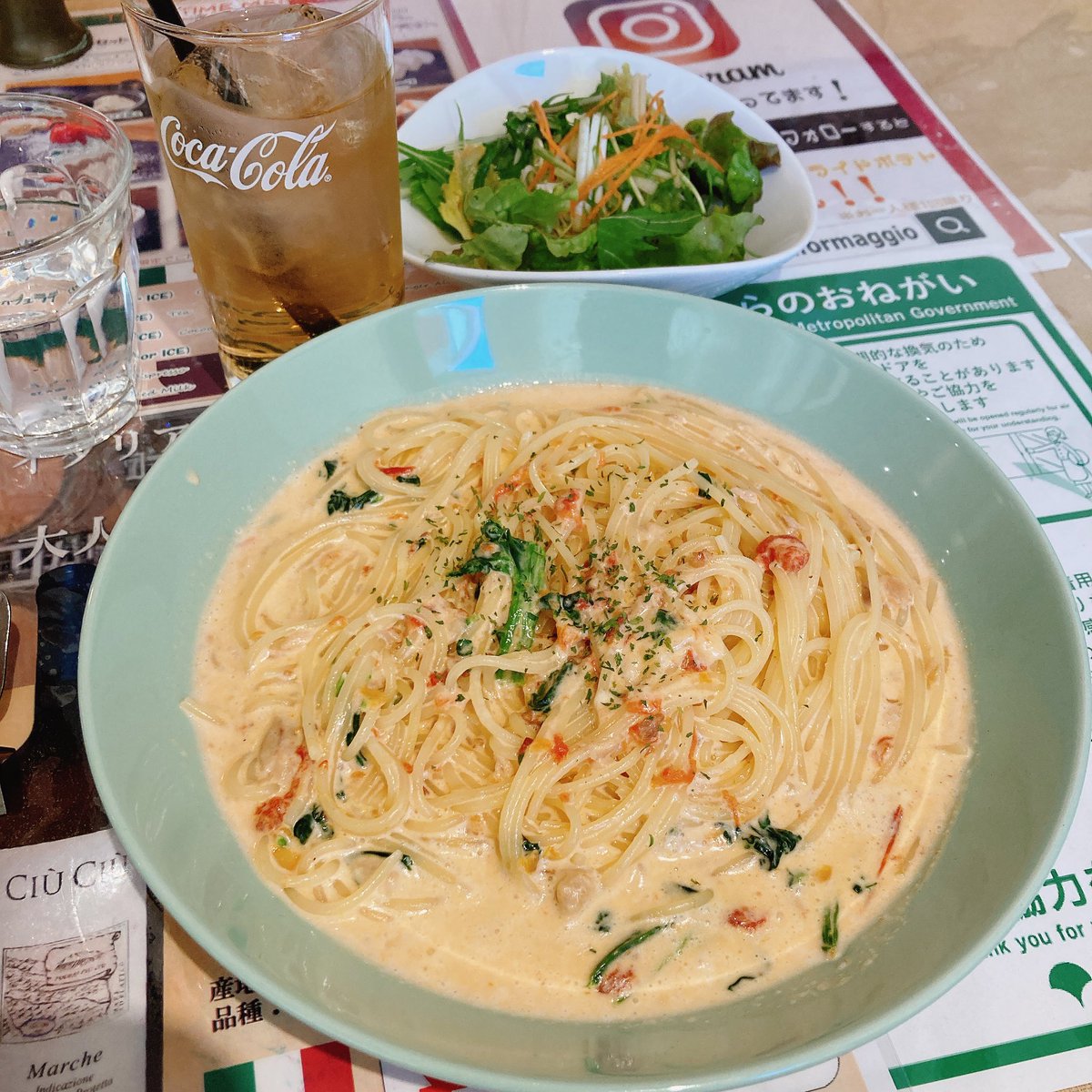 togopos's tweet photo. formaggio!!さん食べたくなって行きました！

メニューにはなく店員さんに聞いてみたらなんと作っていただけました！！✨

ほんとにありがとうございます😭

ツナのコクとトマトのほのかな酸味が絶妙でめちゃくちゃ美味しかったです！

ちょうど水曜の大盛りデーでたらふく食べれました♪

#戸越銀座 https://t.co/pFEgNp94il