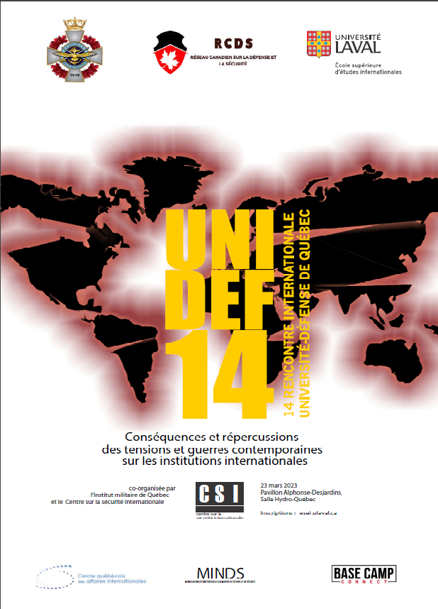 <a href="/CercleQc/">Le Cercle québécois des affaires internationales</a> s'associe à l'Institut militaire de Québec et @ESEIulaval, avec <a href="/CSI_ulaval/">CSI</a> et <a href="/CdsnRcds/">CDSN-RCDS @cdsn.bsky.social</a>, pour vous inviter 23 mars à la 14e Rencontre internationale université-défense de Québec. La rencontre se déroule en mode hybride . Programme +inscriptions: esei.ulaval.ca/evenements/ren…