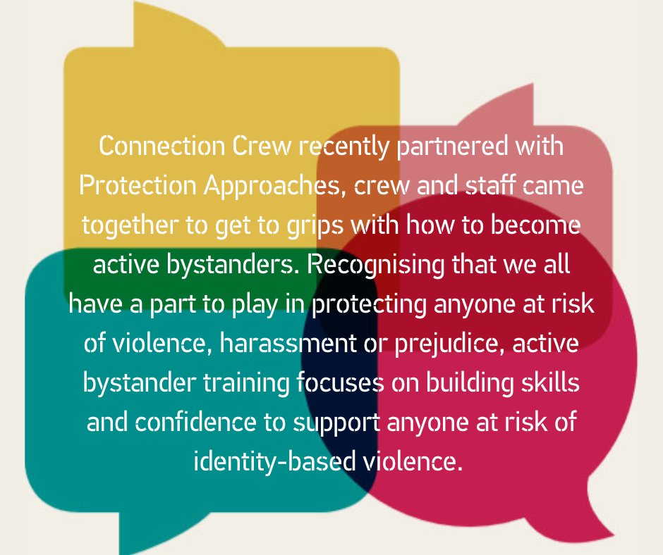ConnectionCrew's tweet photo. After partnering with @IBVprev, our #crew and #staff have learned more about practising allyship and becoming an active bystander in the workplace.
Full info on the training now on our blog:
https://t.co/ryT8iqiG11
#ActiveBystanderCourse #protectionapproaches #DEI #Allyship https://t.co/LUIlotCFOb