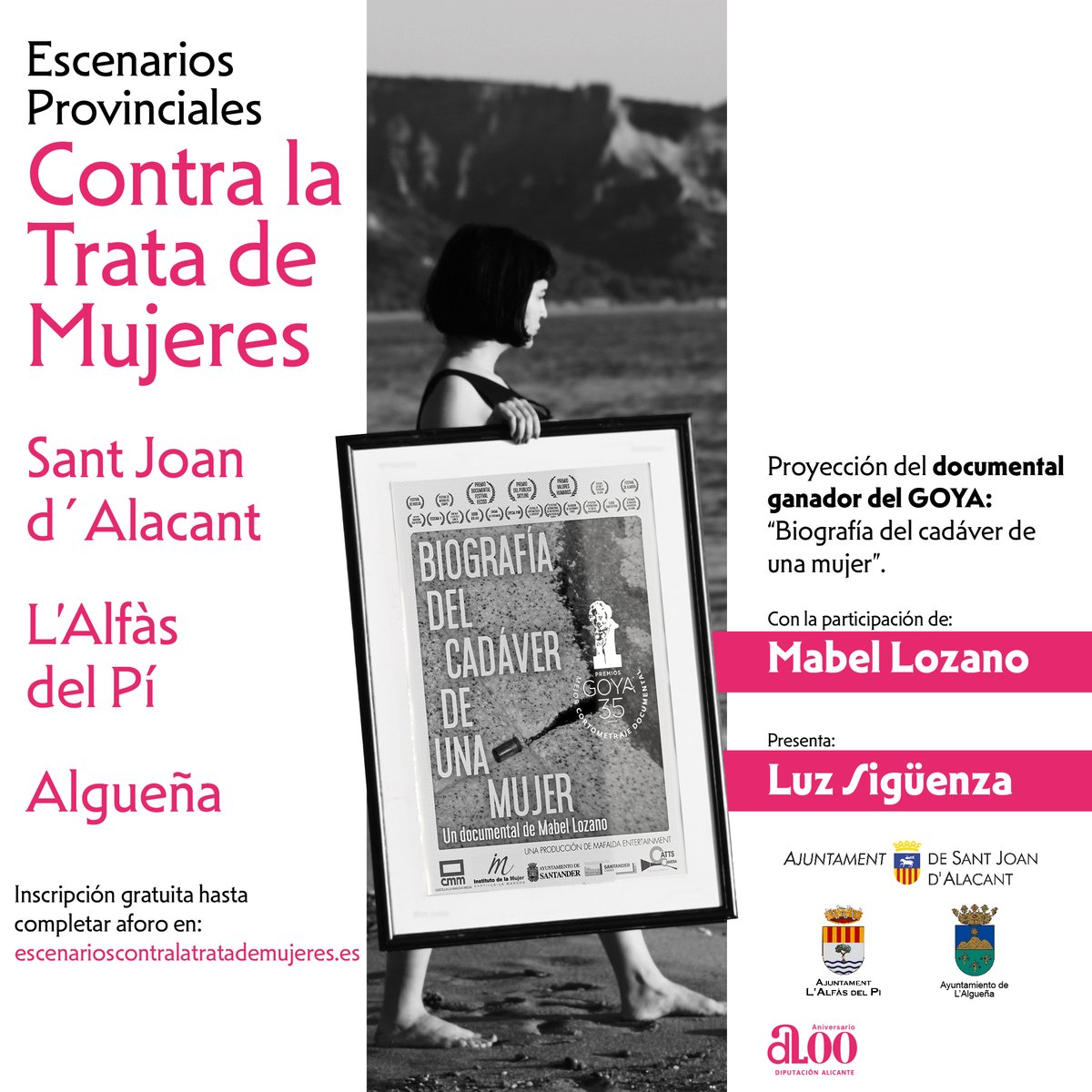 IGUALDAD: ESCENARIOS PROVINCIALES CONTRA LA TRATA DE MUJERES

¡IMPORTANTE! El día 20 de marzo cerrarán las inscripciones.

¿Te has inscrito ya?

Puedes hacerlo a través de la web: escenarioscontralatratademujeres.es

#igualdad #noalatrata