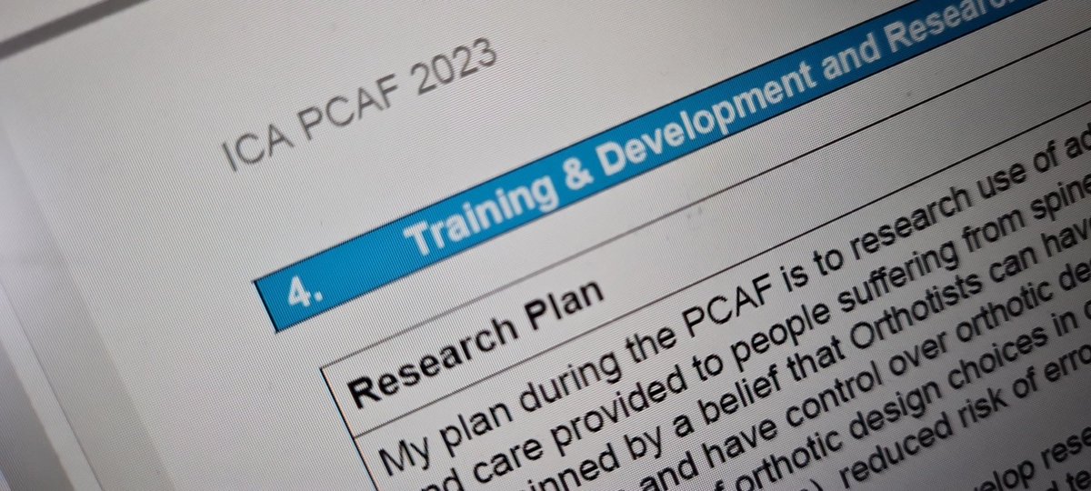 ChrisNester10's tweet photo. Well done Orthotist @EmJameson1 the @NIHRresearch #PCAF is submitted! Tnx @ChowardClaire @DrKristenHolla2 @KeeleAHP and others. https://t.co/PxPBUbAZay