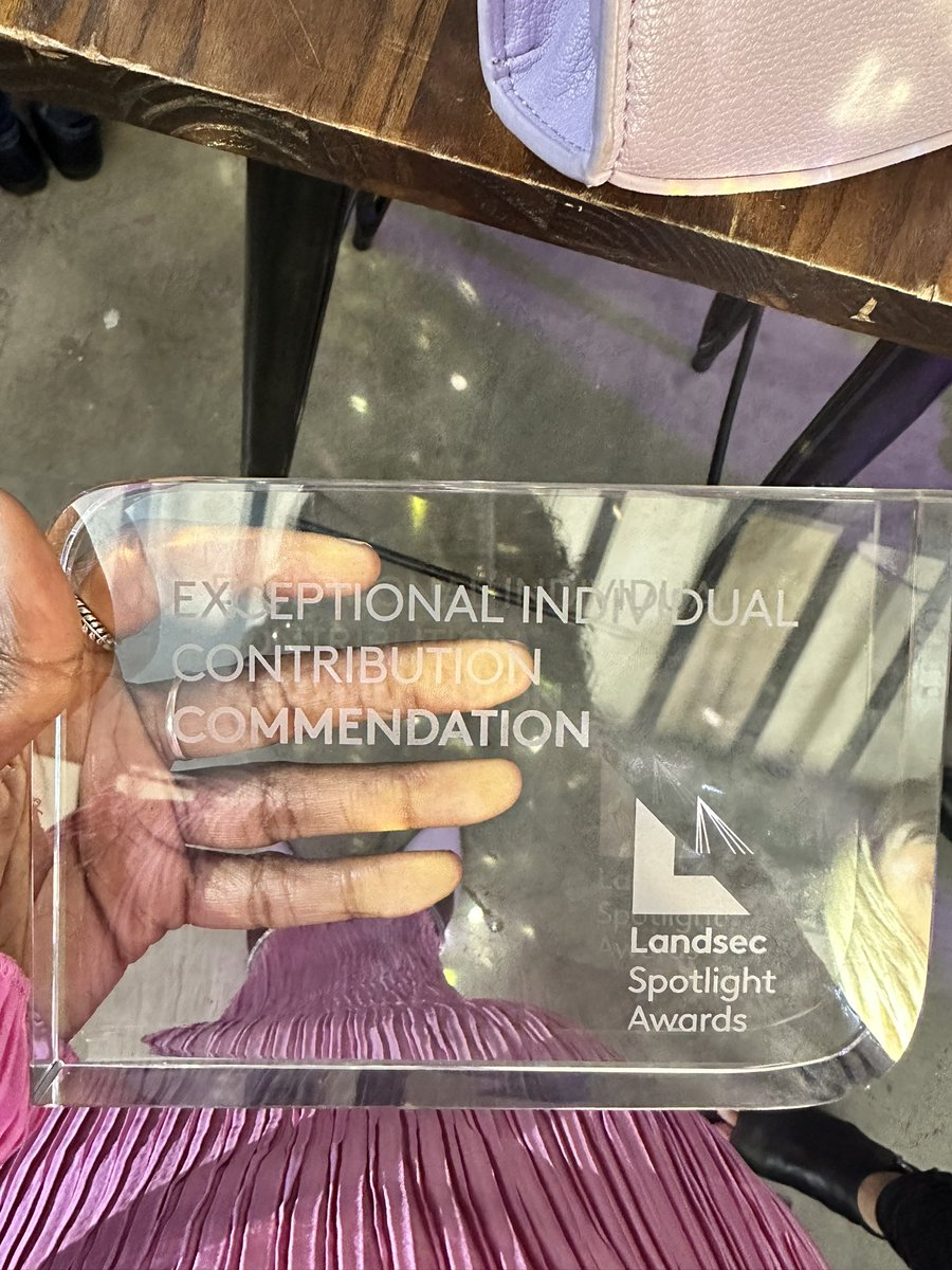 Generally shocked to receive a Commendation award for Exceptional Individual Contribution at work yesterday! Very grateful 🥹 #development #property #RealEstate #retail #lifestyle