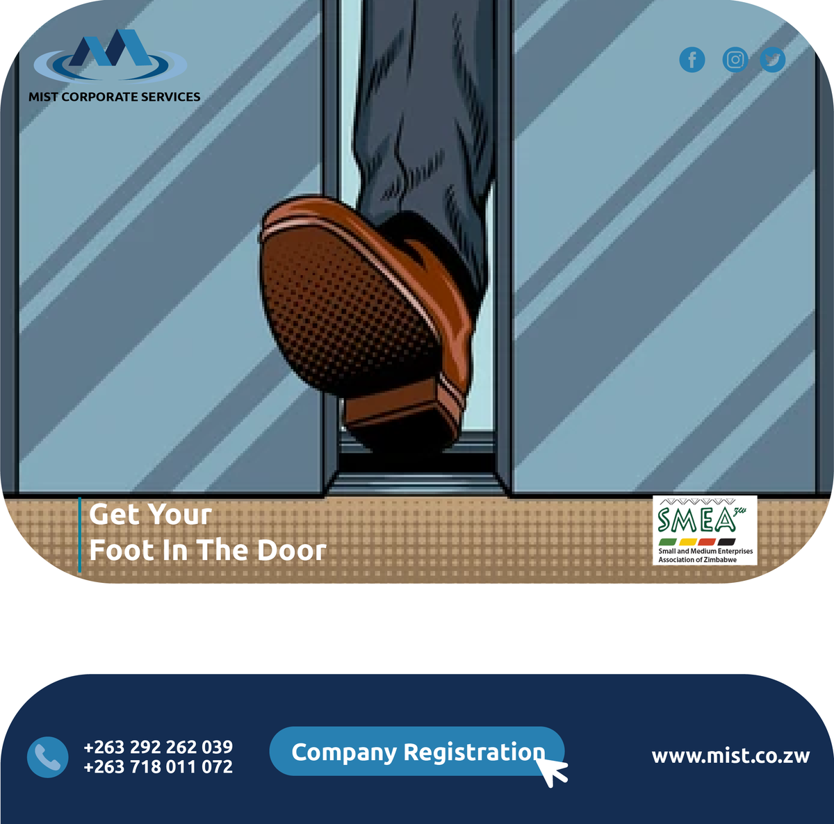 "We do company registrations in Bulawayo, Harare, Mutare, Masvingo, Gwanda and the entire nation of Zimbabwe. We do diaspora company registration too. We are a business consulting firm. Our goal is to ensure that all businesses comply with statutory requirements.