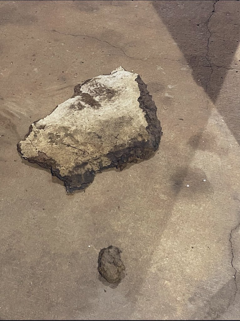 rants_mbta's tweet photo. #mbta @MBTA @WCVB @wbz @BostonDotCom @NBC10Boston @7News reference me but feel free to use my pics of forest hills station concrete chucks #mbtafail @lolMBTA @MBTAbad https://t.co/3ysJjBnbAa