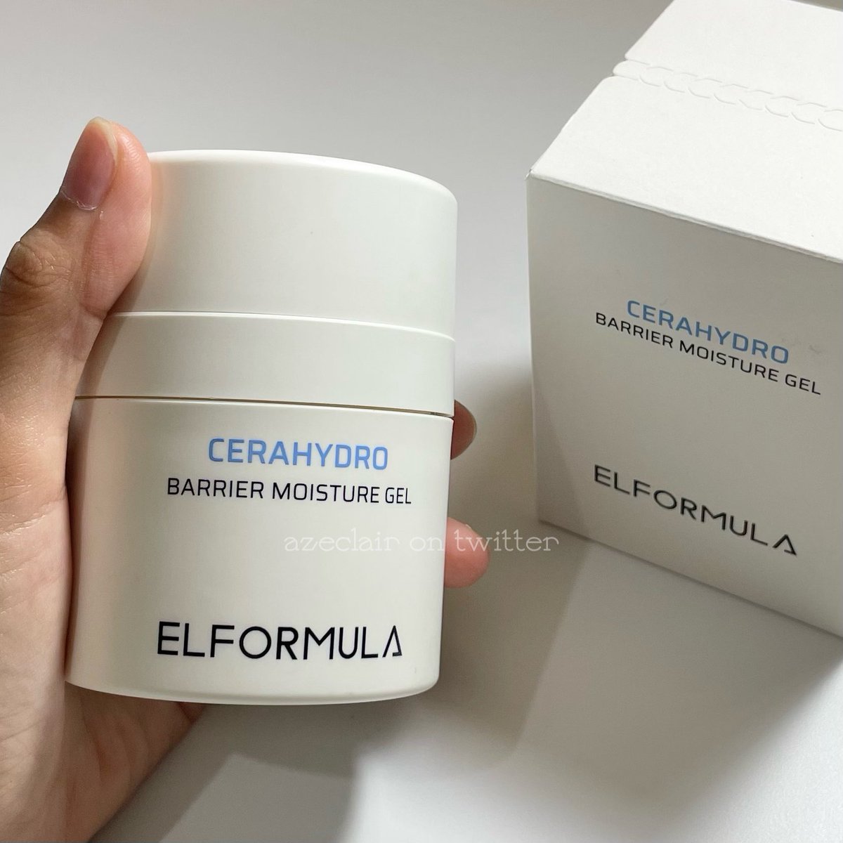 azeclair's tweet photo. Rekomendasi moisturizer untuk sensitive oily acne prone skin✨

—Elformula Cerahydro Barrier Moisture Gel

My best moist karena doi yg menyelamatkan kulitku dari breakout dulu🥹 praktis juga pake pump. Aku udah restock 2x😋

#racuninskincare https://t.co/YPrQKVlkVb
