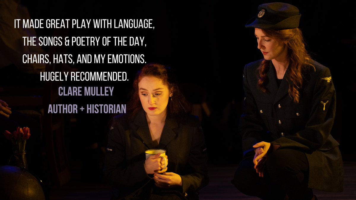 It's been great to have authors and historians come to see our show <a href="/FinestHour3945/">Their Finest Hour</a> and thanks to <a href="/claremulley/">clare mulley</a> for her kind words. Their Finest Hour runs until 26th March <a href="/WaterlooEast/">WaterlooEast Theatre 💙 🏴󠁧󠁢󠁷󠁬󠁳󠁿</a> theatre. Tickets from waterlooeast.co.uk/their-finest-h… #theatre