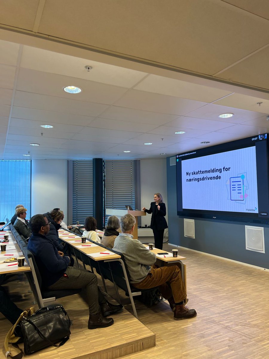 TripletexAS's tweet image. Bilder fra kurs om årsoppgjør for regnskapsførere i dag ✨ Vi kjører en god del kurs og webinarer fremover, så om du ønsker å være med - meld deg på her: tripletex.no/webinar/