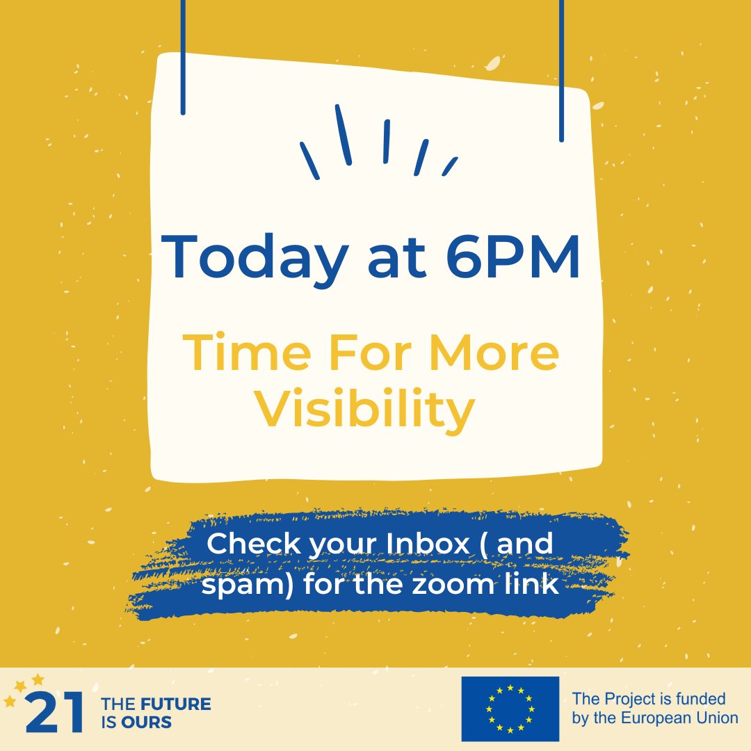 EUforTrisomy21's tweet photo. "Join us for #TimeForMoreVisibility event today at 6pm CET to celebrate #WorldDownSyndromeDay! 🎉 We'll be discussing the importance of visibility for people with #DownSyndrome. Translations available in 810 languages. Check out https://t.co/CRRgEx4VFG
#WDSD23 https://t.co/O6aPvirGjV