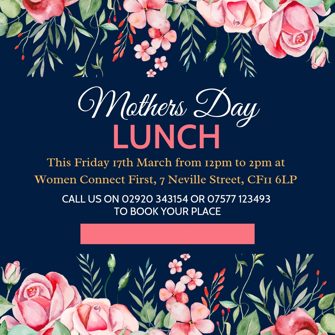 Women_CF's tweet photo. Join our Mothering Sunday celebratory lunch from 12pm until 2pm this Friday 17th March at the Women Connect First office (7 Neville Street, Riverside, CF11 6LP). Call us on 02920 343154 to reserve your place. #mothersday #womenconnectfirst https://t.co/X4DcEwCVFc
