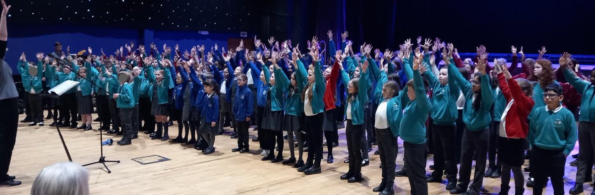 Another fantastic performance at last night's Telford Sings! Well done to all who took part . Special thanks to  Music Share  &amp; Laura Collins who led both concerts and Telford Theatre for making things run smoothly.   Well done everyone!