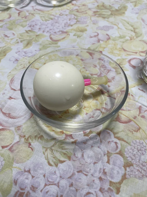 デザートもらった!プリン! 