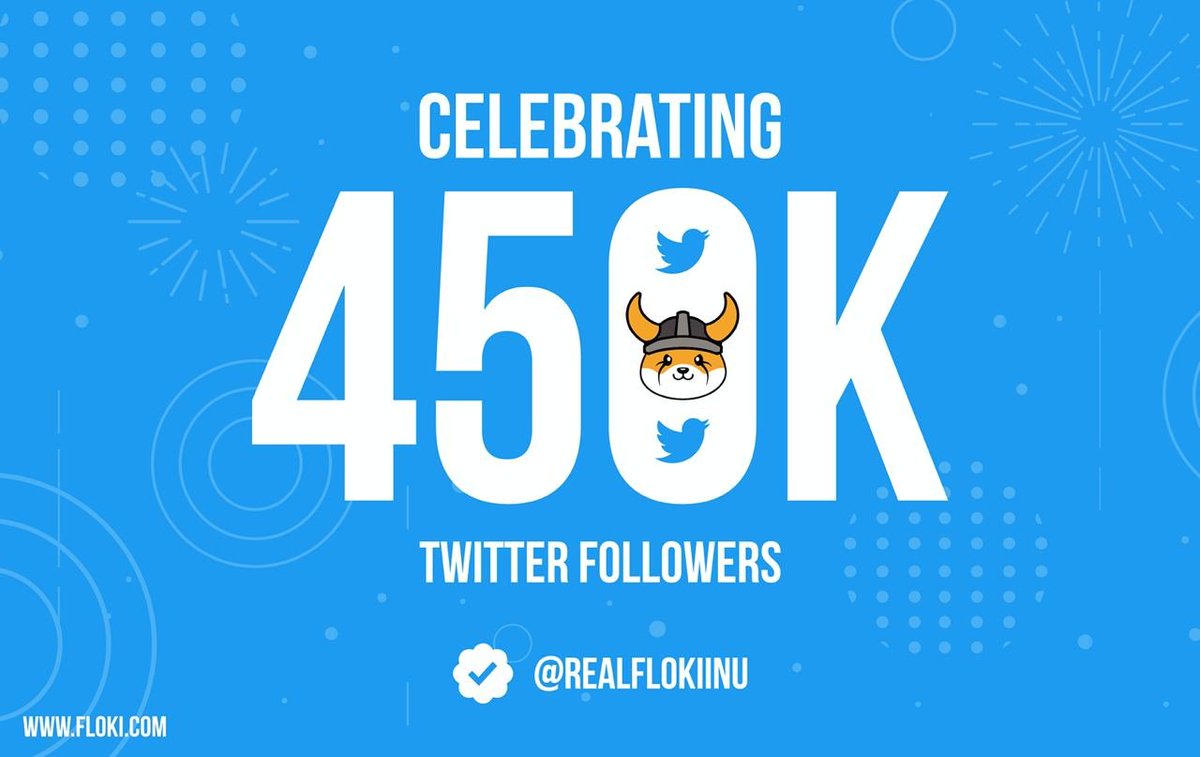 FLOKI's tweet photo. We've reached 450,000+ followers on Twitter!🔥

Thank you to all the #Vikings who have supported us and continue to support us. ⚔️

#Floki's #DAO is a strong movement, where any of 445,000+ $FLOKI holders can shape the direction of the project! https://t.co/eKjS6RvXli
