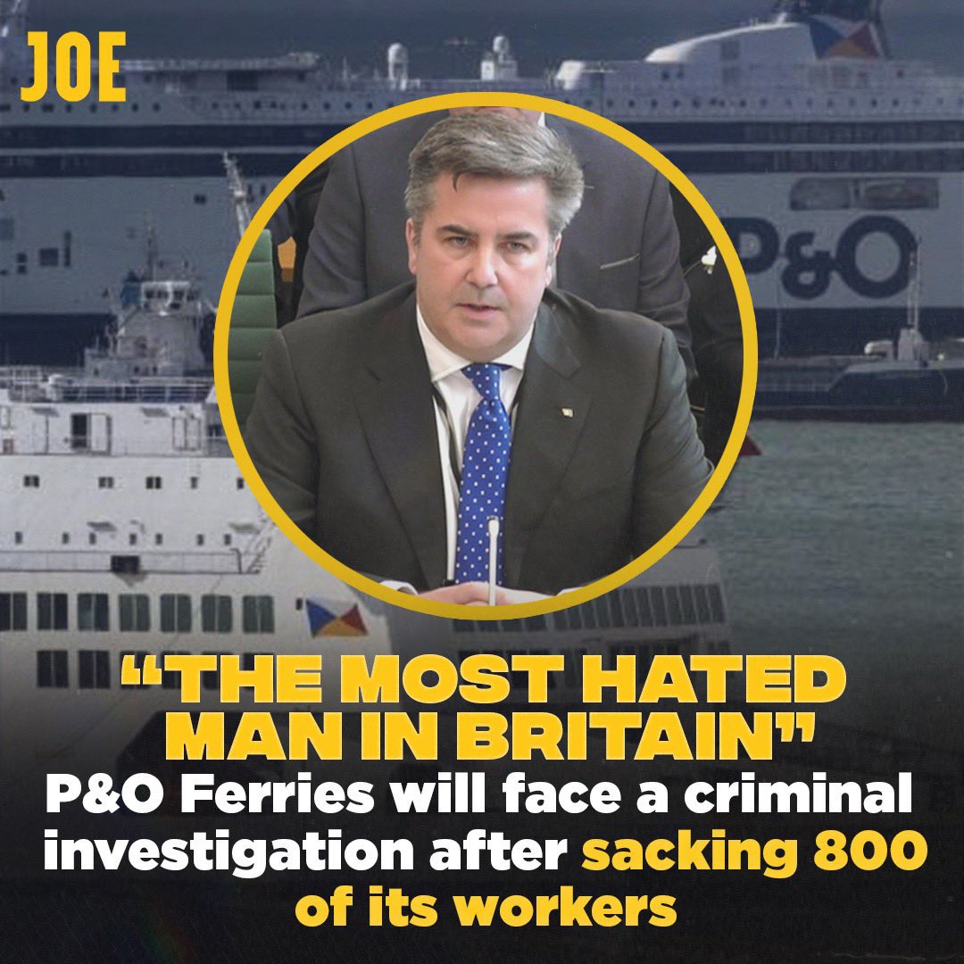 sackedseafarer's tweet photo. I’d like to see the media report on this scandal every day until change happens.
If an iconic brand such as P&O Ferries can treat their staff in such a way, whats to stop your employer treating you in a similar way?
#BanFireandRehire #BanExplotation
#SaveOurSeafarers
🧵5 https://t.co/kuOpUDPvZV
