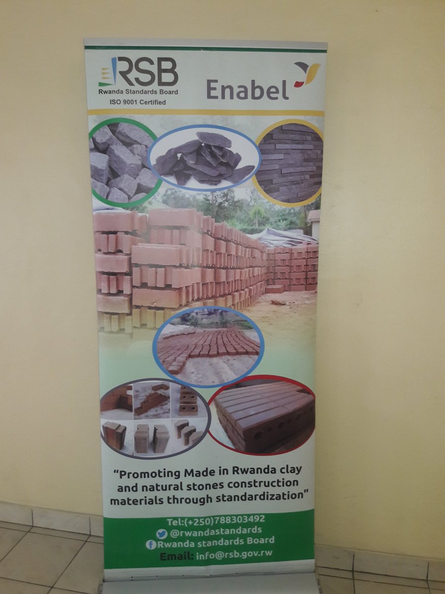 rwandastandards's tweet photo. Not only Rukarakara standards were developed but also other 21 standards on clay and natural stones products. Appreciation goes to others stakeholders who have been part of this important activity. @RwandaEngineers @RwandaInfra #MASSDESIGN #EARTHENABLE, @Uni_Rwanda @RwandaPolytec https://t.co/IofSwljIR9
