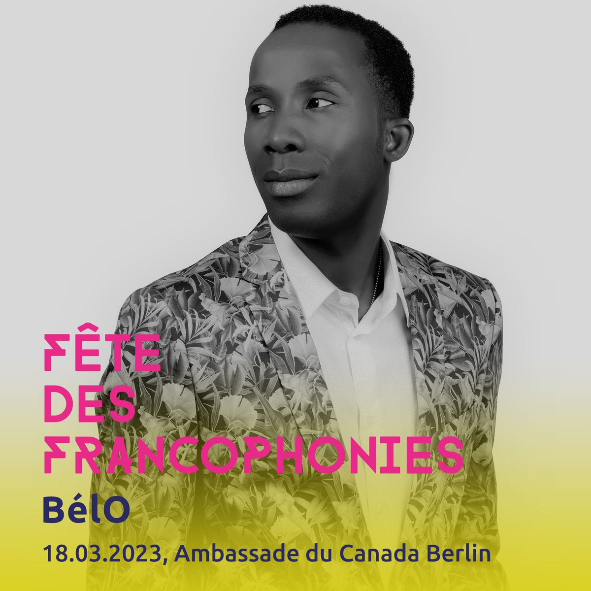 Am 18. März wird der 🇭🇹 Sänger <a href="/atisbelo/">BélO Haiti</a>  die Party im #GrandeTablée der #FêteDesFrancophonies in #Berlin anheizen!

🎶 Feiern Sie mit uns!

👉 eventbrite.de/e/billets-la-f…

#franco23Berlin