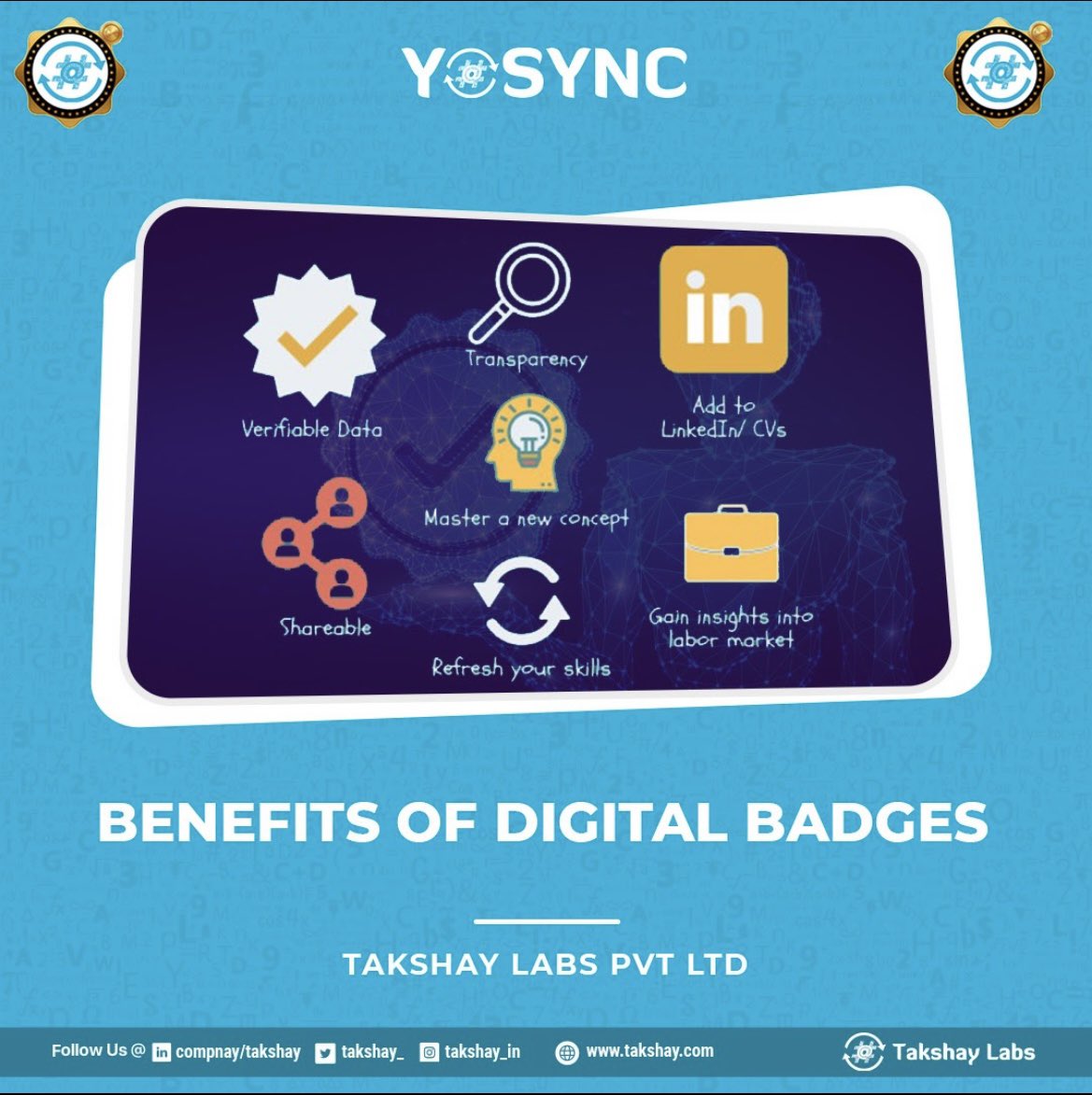 “Digital badges are the future of skill recognition! They allow you to highlight your achievements, boost your credibility, and stay relevant in an ever-evolving job market.”

Say goodbye to paper certificates and hello to digital badges with Yosync !
#digitalbadges
#Yosync